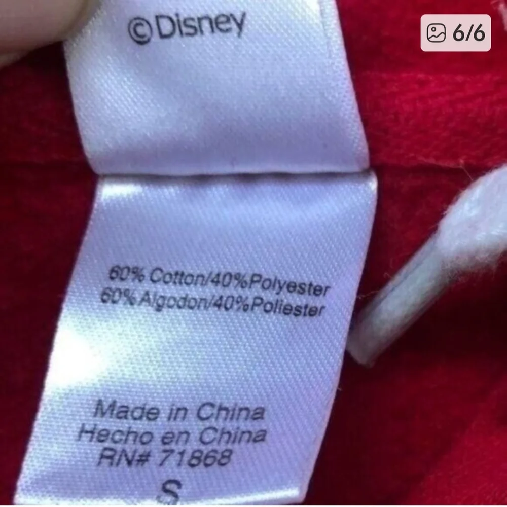 Disney Mickey Mouse Sweatshirt. Size S - Picture 4 of 4